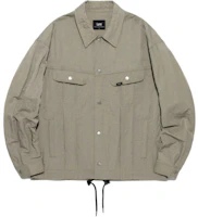 Lee Solid Color Button-Up Oversized Long Sleeve Jacket Beige - LE2401JK08BE Lee Solid Color Button-Up Oversized Long Sleeve Jacket Beige - LE2401JK08BE