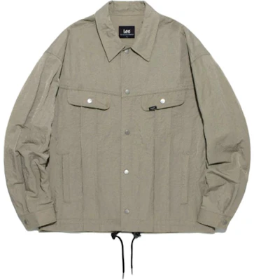 Lee Jaket Oversized Lengan Panjang Warna Beige Kancing Depan. LE2401JK08BE Buy Lee Jaket Oversized Lengan Panjang Warna Beige Kancing Depan. LE2401JK08BE