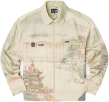 Lee Solid Color Button-Up Relaxed Fit Casual Jacket Men’s Light Khaki LMT001647100326 Lee Solid Color Button-Up Relaxed Fit Casual Jacket Men’s Light Khaki LMT001647100326