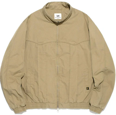 Lee Jaket Warna Solid Kerah Stand Drop Shoulder Beige. LE2401JK07BE Buy Lee Jaket Warna Solid Kerah Stand Drop Shoulder Beige. LE2401JK07BE