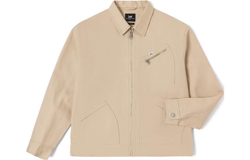 Lee Solid Color Zip-Up Long-Sleeve Jacket for Men LMT00455920022797W000