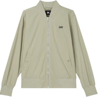 Lee Solid Color Zip Baseball Jacket Men’s Light Cyan Gray LMT006890100092A05169 Lee Solid Color Zip Baseball Jacket Men’s Light Cyan Gray LMT006890100092A05169