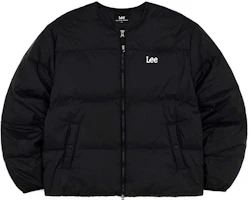 Lee Solid Logo Zip-Up Crewneck Jacket BLACK LE2304DP10BK Lee Solid Logo Zip-Up Crewneck Jacket BLACK LE2304DP10BK
