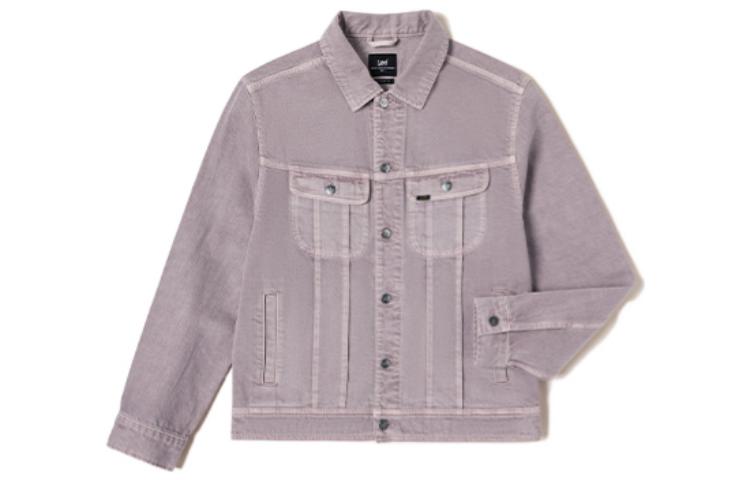 Lee SS23 Solid Button-Up Collar Jacket Men’s Dusty Pink LMT0045005TQ00FA02857