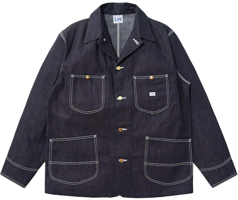 Lee SS24 Jaket Oversized Kasual Unisex Logo Huruf Multi-Saku Indigo LT0659C589 Buy Lee SS24 Jaket Oversized Kasual Unisex Logo Huruf Multi-Saku Indigo LT0659C589