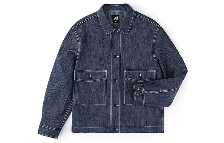 Lee SS24 Water-Resistant Denim-Style Trendy Comfort Jacket LMT008105205144A02453