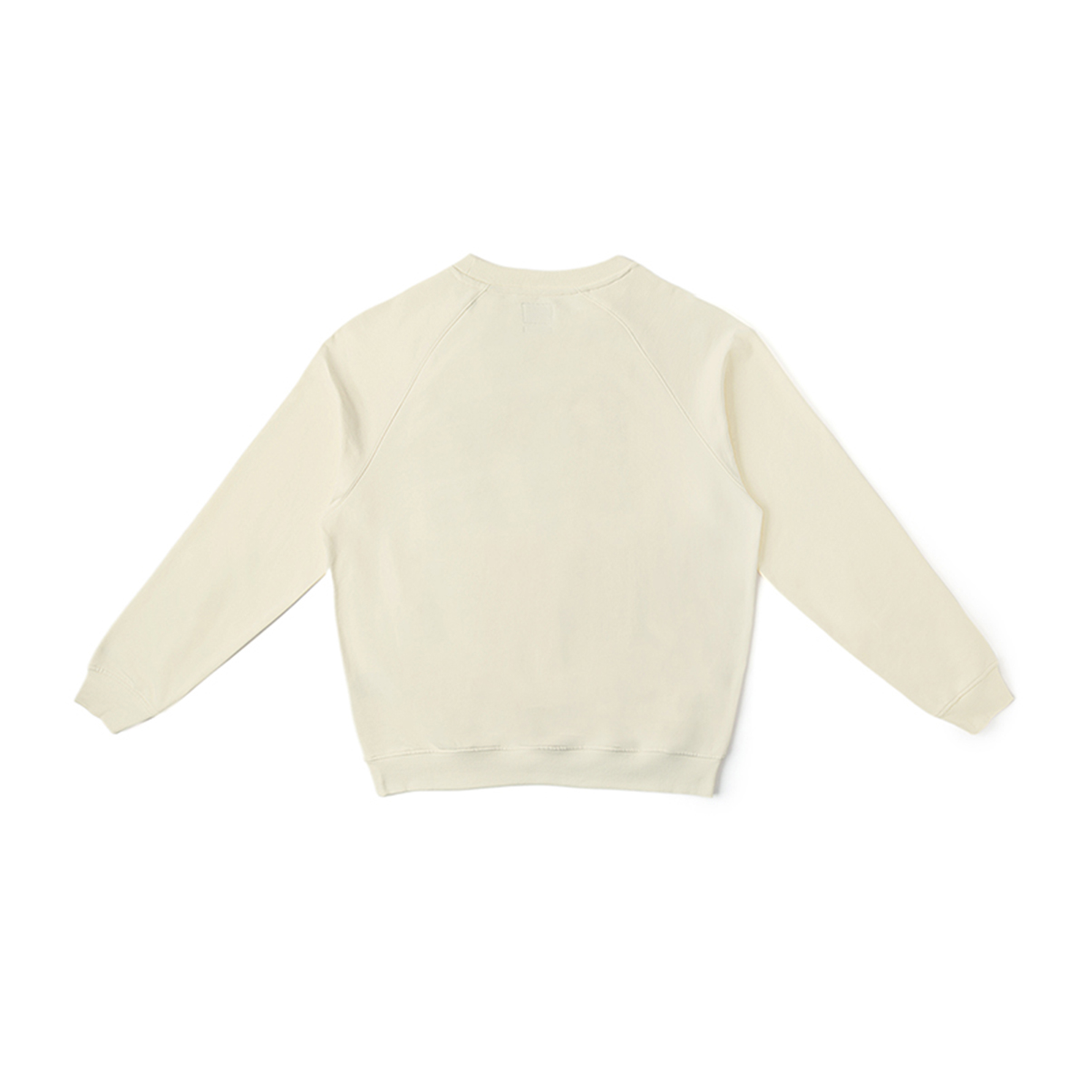 Lee SS24 White Graphic Crewneck Pullover Sweatshirt - Loose Fit. LMT006995CST00F-A05173
