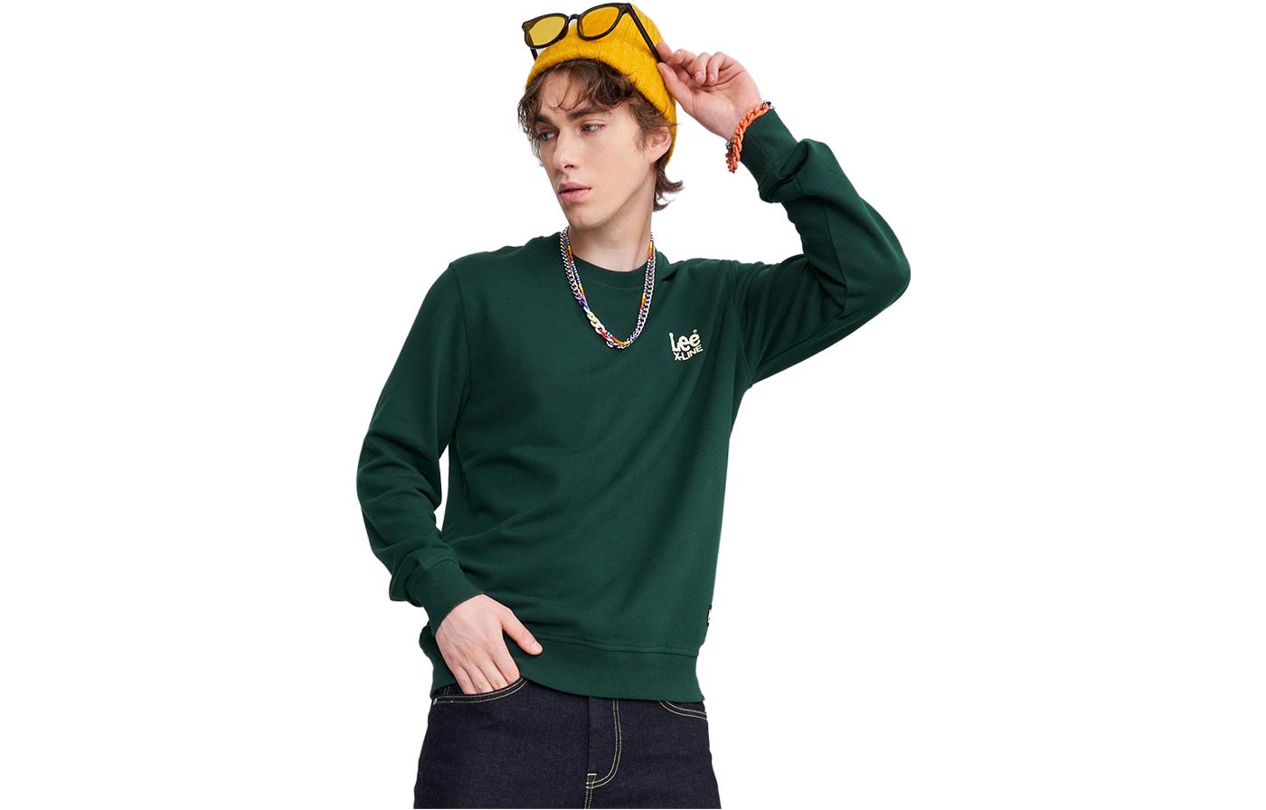 Lee Standard Logo Printed Sweatshirt for Men LMT0071254XH