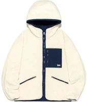 Lee Unisex Ivory Hooded Zip-Up Comfort Jacket Long Sleeve LE2303JK02IV Lee Unisex Ivory Hooded Zip-Up Comfort Jacket Long Sleeve LE2303JK02IV