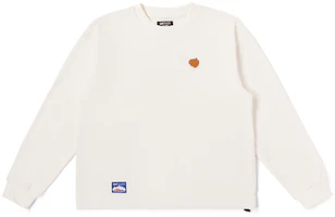 Lee x "I Am Not Fat Tiger" FW23 Fleece Crewneck Sweatshirt Unisex White LUT007266204194A00005 Lee x "I Am Not Fat Tiger" FW23 Fleece Crewneck Sweatshirt Unisex White LUT007266204194A00005