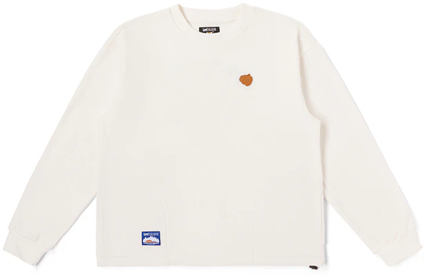 Lee x 「我不是胖虎」FW23 男女同款白色抓毛圓領衫 LUT007266204194A00005 Buy Lee x 「我不是胖虎」FW23 男女同款白色抓毛圓領衫 LUT007266204194A00005