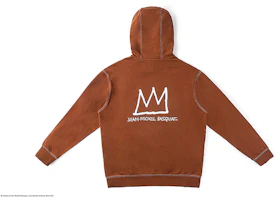 Lee X Basquiat SS24 Brown Embroidered Logo Hoodie Comfort Fit LMT006910CST00FA05168 Lee X Basquiat SS24 Brown Embroidered Logo Hoodie Comfort Fit LMT006910CST00FA05168