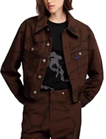 Lee x ROARINGWILD Unisex Brown Minimalist Short Jacket LUT006873203395A04702 Lee x ROARINGWILD Unisex Brown Minimalist Short Jacket LUT006873203395A04702