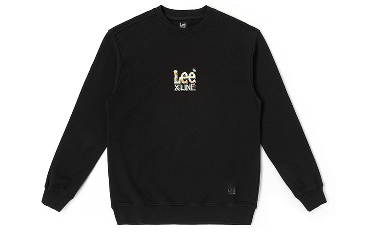 Lee Xline FW23 Retro Metallic Print Sweatshirt Unisex - Black LUT007218204177K11000
