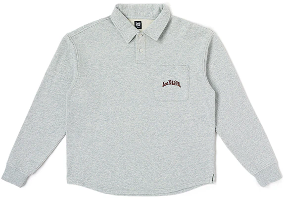 Lee XLINE FW23 Unisex Polo Pullover Sweatshirt Abu-Abu Nyaman. LUT007224204177A02848 Buy Lee XLINE FW23 Unisex Polo Pullover Sweatshirt Abu-Abu Nyaman. LUT007224204177A02848