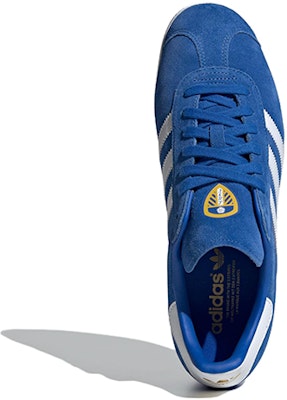 Leeds United x adidas Originals Gazelle "Biru/Putih/Emas Metalik" IE8497 Purchase Leeds United x adidas Originals Gazelle "Biru/Putih/Emas Metalik" IE8497