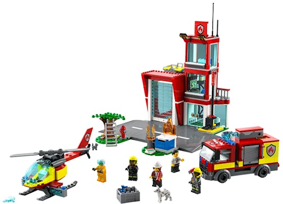 LEGO City Fire Station Set 60320 Buy LEGO City Fire Station Set 60320