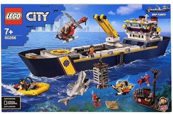 LEGO City Ocean Exploration Ship Set 60266 Buy LEGO City Ocean Exploration Ship Set 60266