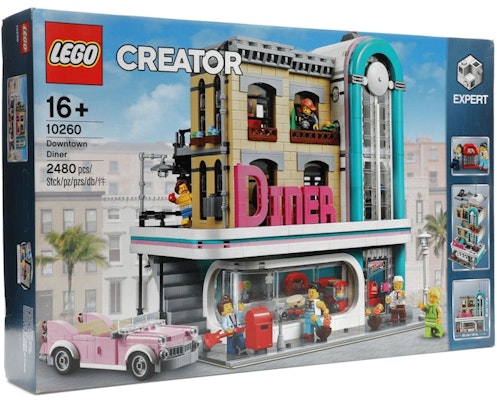 LEGO Creator Downtown Diner Set 10260 Buy LEGO Creator Downtown Diner Set 10260