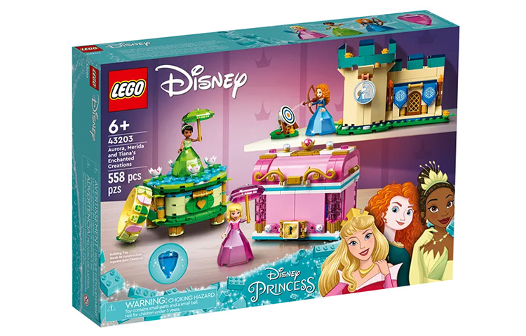 Order LEGO Disney Putri Aurora, Merida & Tiana Set Kreasi Ajaib 43203 LEGO_43203