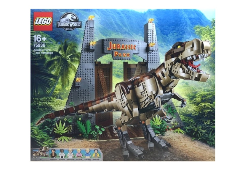 LEGO Jurassic World Jurassic Park: T.rex Rampage Set 75936