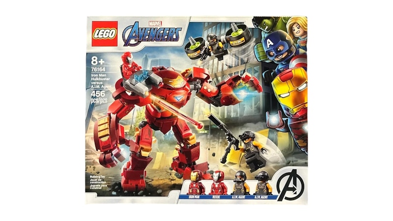 LEGO Marvel Avengers Iron Man Hulkbuster Versus A.I.M. Agent Set 76164