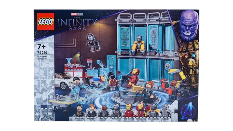 LEGO Marvel Studios Infinity Saga Iron Man Armory Set 76216