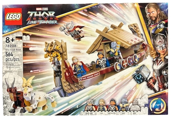 LEGO Marvel Studios Thor Love and Thunder The Goat Boat Set 76208 Buy LEGO Marvel Studios Thor Love and Thunder The Goat Boat Set 76208