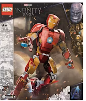 LEGO Marvel The Infinity Saga Iron Man Figure Set 76206 Red & Gold LEGO Marvel The Infinity Saga Iron Man Figure Set 76206 Red & Gold