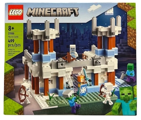 LEGO Minecraft The Ice Castle Set 21186 Buy LEGO Minecraft The Ice Castle Set 21186