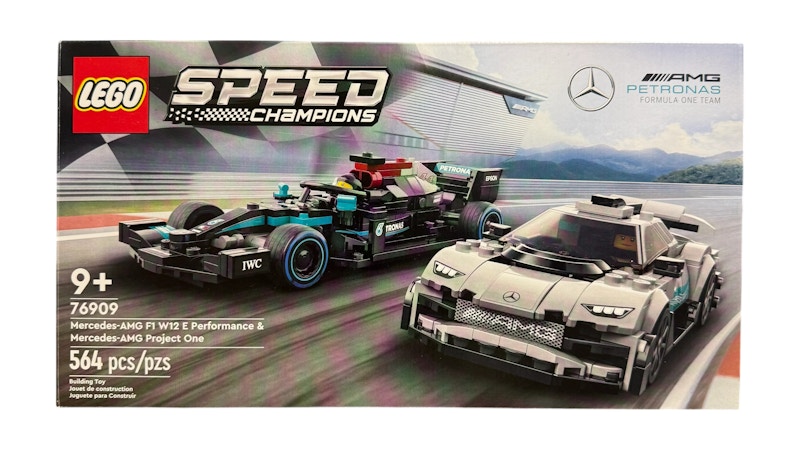 LEGO Speed Champions Mercedes-AMG F1 W12 E Performance & Mercedes-AMG Project One Set 76909