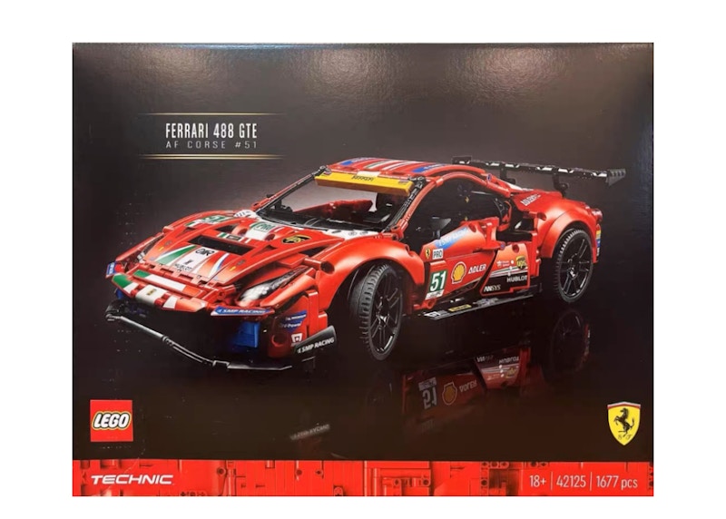 LEGO Technic Ferarri 488 GTE "AF Corse #51" Set 42125