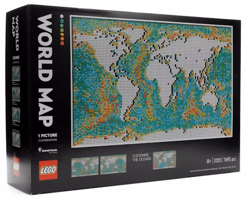 LEGO World Map Set 31203 Buy LEGO World Map Set 31203
