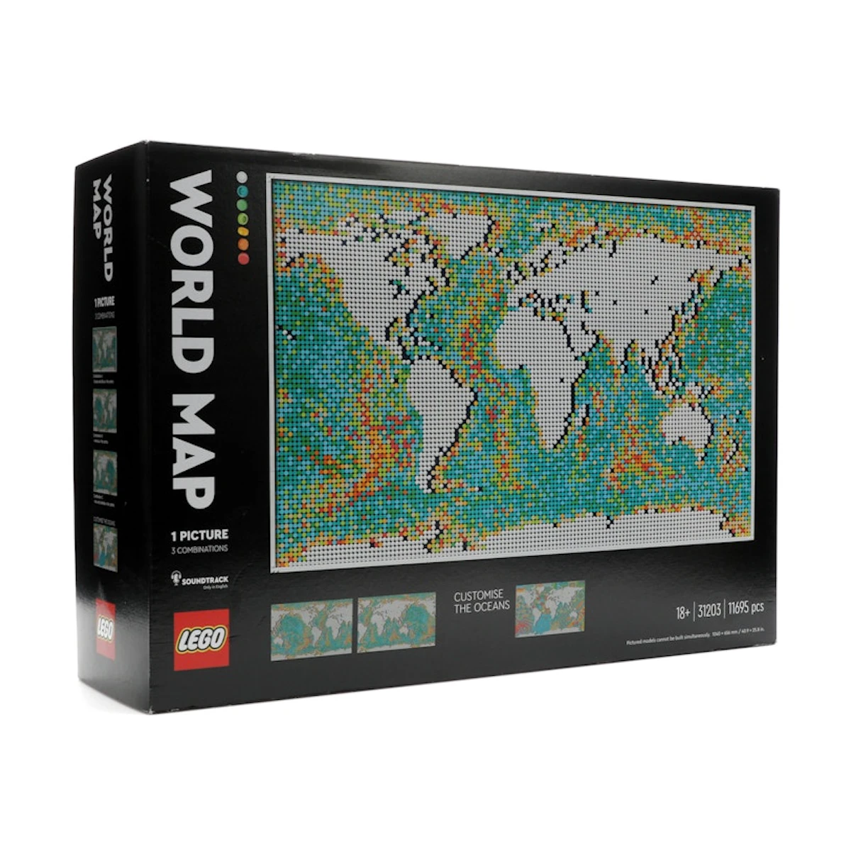 Lego Center Map LEGO World Map Set 31203