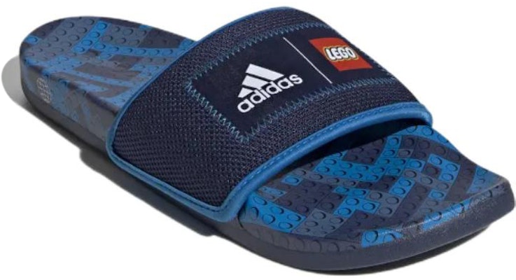 LEGO x adidas Adilette Comfort Slide 'Dark Blue' GW0823 Lookbook LEGO x adidas Adilette Comfort Slide 'Dark Blue' GW0823