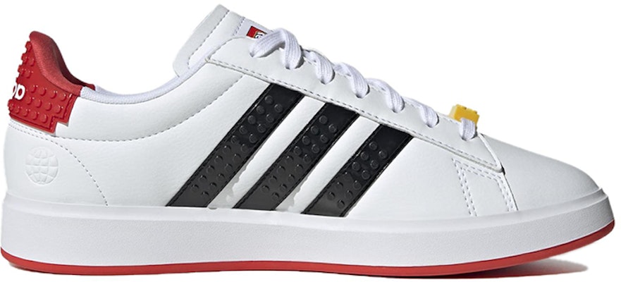 LEGO x adidas Grand Court 2.0 'White Black Red' HP9383 Order LEGO x adidas Grand Court 2.0 'White Black Red' HP9383