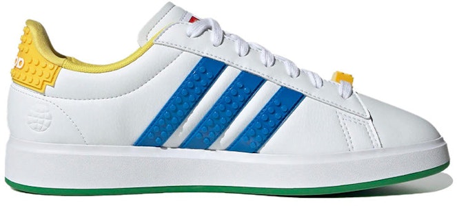 レゴ×アディダス グランドコート 2.0 白青黄 HP9382 Lookbook レゴ×アディダス グランドコート 2.0 白青黄 HP9382