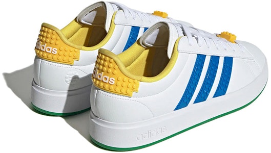 レゴ×アディダス グランドコート 2.0 白青黄 HP9382 Shop レゴ×アディダス グランドコート 2.0 白青黄 HP9382