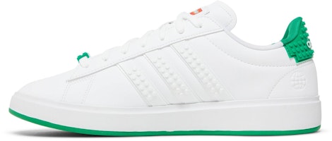 LEGO x adidas Grand Court 2.0 'Putih Hijau' GW7177 Lookbook LEGO x adidas Grand Court 2.0 'Putih Hijau' GW7177