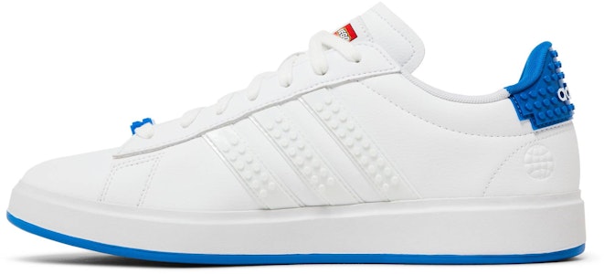 Lego x adidas neo Grand Court 舒適耐磨板鞋 白藍 Lookbook Lego x adidas neo Grand Court 舒適耐磨板鞋 白藍