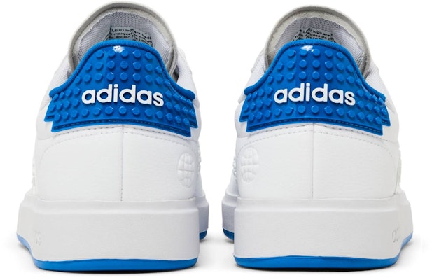 Lego x adidas neo Grand Court 舒適耐磨板鞋 白藍 Details for Lego x adidas neo Grand Court 舒適耐磨板鞋 白藍