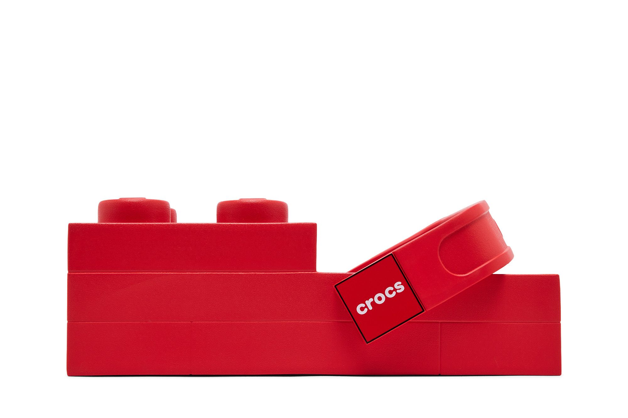 Lookbook LEGO x Crocs Brick Clog Merah 211719-5DJ