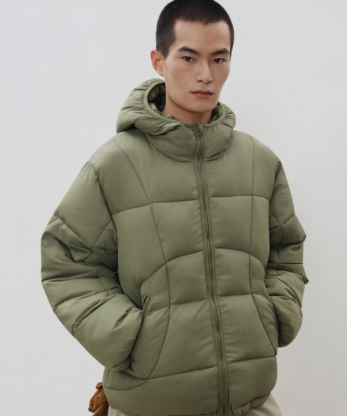 Lookbook LEIRE Balaclava Puffer Hood Jacket [Khaki] L24FWOU00502
