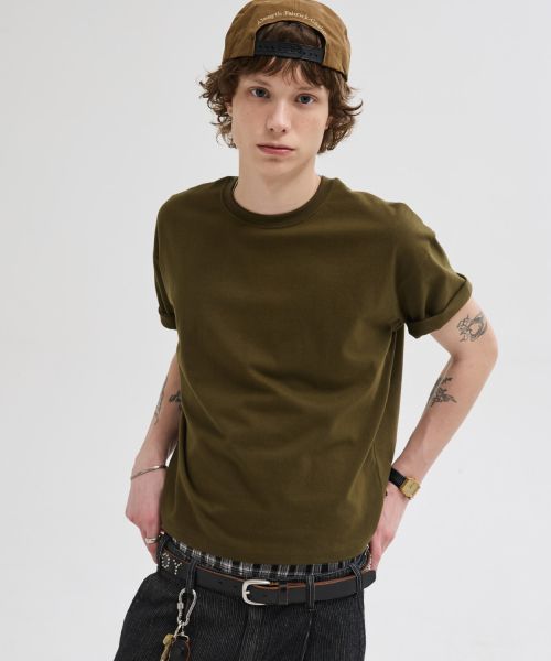 Order Camiseta LEIRE Essential Crop [Khaki] L25sMTS00304 L25SMTS00304