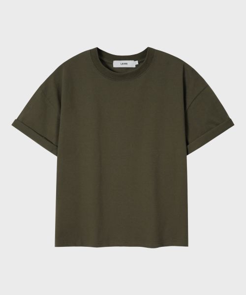Purchase Camiseta LEIRE Essential Crop [Khaki] L25sMTS00304 L25SMTS00304