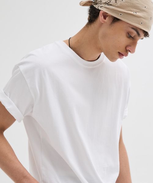 Lookbook LEIRE Essential Crop T-Shirt [White] L25sMTS00301