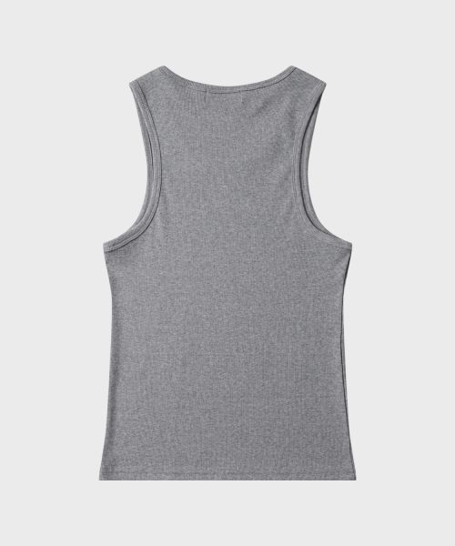 Details for LEIRE Essential Ribbed Sleeveless Top [Gray] L26SMTS01603