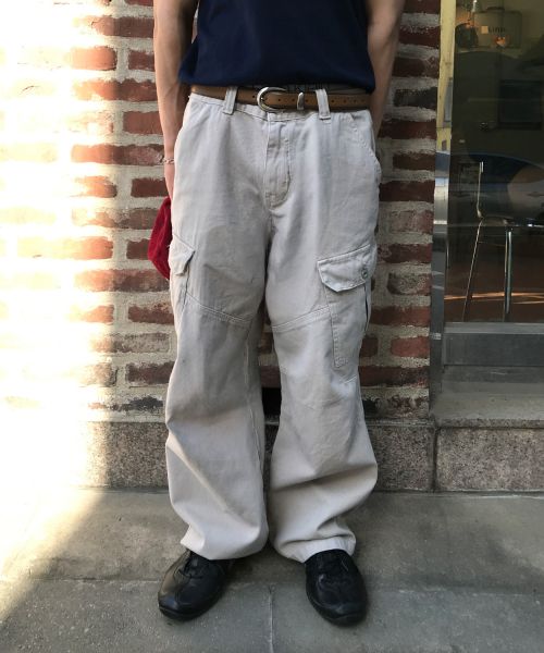 LEIRE Garment Dye Curved Cargo Pants [Light Beige] L26SPPA01604