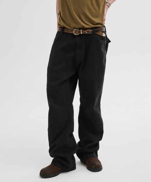 Lookbook Leire Side Zipper Washed Cargo Pants [Black] L26SPPA022BK
