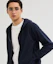 Sizing Leire修身轻薄连帽拉链外套【海军蓝】 L26SPOU00103